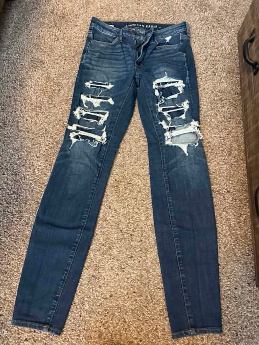 American Eagle Ripped Skinny Jeans